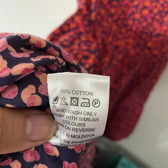 Asos red floral mini dress size 2 - Picture 6 of 6